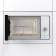 Встраиваемая микроволновая печь Gorenje/ Встраиваемая микроволновая печь Gorenje, 23 л, 5 уровней мощности, 9 автопрограмм, сенсорное управление, дисплей, гриль, поворотный стол, AquaClean, автоменю цвет белый