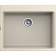 Кухонная мойка RIVELATO/ Кухонная мойка RIVELATO X-60 beige scuro AXEL 60, 1-чаша, 630*520 мм, монтаж: врезной, материал: кварц, цвет: темно-бежевый