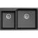 Кухонная мойка RIVELATO/ Кухонная мойка RIVELATO X-90D antracite AXEL 90D  2-чаши 870*520мм, монтаж: врезной, материал: кварц, цвет: антрацит