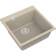 Кухонная мойка RIVELATO/ Кухонная мойка RIVELATO RM-50 beige scuro RAUM 50  1-чаша 500*510мм, монтаж: врезной, материал: кварц, цвет: темно-бежевый