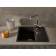 Кухонная мойка RIVELATO/ Кухонная мойка RIVELATO RM-58 nero RAUM 58  1-чаша 580*500мм, монтаж: врезной, материал: кварц, цвет: черный