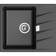 Кухонная мойка RIVELATO/ Кухонная мойка RIVELATO RM-58 nero RAUM 58  1-чаша 580*500мм, монтаж: врезной, материал: кварц, цвет: черный