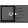 Кухонная мойка RIVELATO/ Кухонная мойка RIVELATO RM-78 nero RAUM 78  1-чаша 780*500мм, монтаж: врезной, материал: кварц, цвет: черный