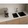 Кухонная мойка RIVELATO/ Кухонная мойка RIVELATO BK-35 antracite BERKANA 35 1-чаш 415*455, монтаж: универсальный, материал: кварц, цвет антрацит
