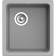 Кухонная мойка RIVELATO/ Кухонная мойка RIVELATO BK-35 grigio metallizzato RIVELATO Мойка BERKANA 35 1-чаш 415*455, монтаж: универсальный, материал: кварц, цвет серый металлик