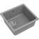Кухонная мойка RIVELATO/ Кухонная мойка RIVELATO BK-45 grigio metallizzato RIVELATO Мойка BERKANA 45 1-чаш 485*455, монтаж: универсальный, материал: кварц, цвет: серый металлик