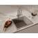Кухонная мойка RIVELATO/ Кухонная мойка RIVELATO BK-45 grigio metallizzato RIVELATO Мойка BERKANA 45 1-чаш 485*455, монтаж: универсальный, материал: кварц, цвет: серый металлик