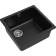 Кухонная мойка RIVELATO/ Кухонная мойка RIVELATO BK-45 nero BERKANA 45 1-чаш 485*455, монтаж: универсальный, материал: кварц, цвет: черный