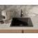 Кухонная мойка RIVELATO/ Кухонная мойка RIVELATO BK-50 antracite BERKANA 50 1-чаш 560*430, монтаж: универсальный, материал: кварц, цвет: антрацит