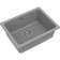 Кухонная мойка RIVELATO/ Кухонная мойка RIVELATO RIVELATO Мойка BERKANA 50 1-чаш 560*430, монтаж: универсальный, материал: кварц, цвет: серый металлик