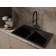 Смеситель RIVELATO/ Смеситель RIVELATO 1523517 antracite oro Adria U-обр. гибкий излив с краном питьевой воды D-35мм, монтаж: вертикально на раковину, материал: нержавеющая сталь, цвет: антрацит золото