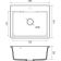 Кухонная мойка GRANFEST/ Кухонная мойка GRANFEST URBAN 658 gray 658  1-чаша 580*490мм, монтаж: врезной, материал: кварц, цвет: серый