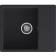 Кухонная мойка GRANFEST/ Кухонная мойка GRANFEST URBAN 658L black 658L  1-чаша+крыло 580*490мм, монтаж: врезной, материал: кварц, цвет: черный