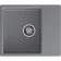 Кухонная мойка GRANFEST/ Кухонная мойка GRANFEST URBAN 658L dark gray 658L  1-чаша+крыло 580*490мм, монтаж: врезной, материал: кварц, цвет: темно-серый