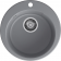 Кухонная мойка GRANFEST/ Кухонная мойка GRANFEST URBAN 649 dark gray 649  1-чаша D-490мм, монтаж: врезной, материал: кварц, цвет: темно-серый
