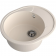 Кухонная мойка GRANFEST/ Кухонная мойка GRANFEST URBAN 857L white 857L  1-чаша+крыло 570*480мм, монтаж: врезной, материал: кварц, цвет: белый
