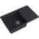 Кухонная мойка GRANFEST/ Кухонная мойка GRANFEST URBAN 678L black URBAN 678L black 1-чаша+крыло 780*490мм, монтаж: врезной, материал: кварц, цвет: черный