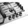 Варочная поверхность Kuppersberg/ Варочная поверхность Kuppersberg FS 66 Xгаз, High-Tech, 58 см, автоматический электроподжиг, газ-контроль, форсунки под сжиженый газ, SABAF конфорки, чугунные решетки, цвет нержавеющая сталь, цвет фурнитуры черный
