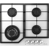 Варочная поверхность MONSHER/ Варочная поверхность MONSHER MGG 63 Blanc  газ, High-Tech, 59 см, автоматический электроподжиг, газ-контроль, форсунки под сжиженый газ, SABAF конфорки, чугунные решетки, цвет белый Варочная поверхность MONSHER/ Варочная поверхность MONSHER MGG 63 Blanc  газ, High-Tech, 59 см, автоматический электроподжиг, газ-контроль, форсунки под сжиженый газ, SABAF конфорки, чугунные решетки, цвет белый