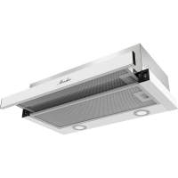 Встраиваемая вытяжка MONSHER/ Встраиваемая вытяжка MONSHER Laura 60 Blanc телескопическая, 60 см, High-Tech, макс. Производительность 550 м3/ч, 2 скорости, механическое управление, светодиодное освещение, уровень шума 47 дБ, цвет белый