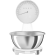 Кухонные весы SMEG KSF01WHWW Кухонные весы SMEG, аналоговый/цифровой дисплей, выбор единицы измерения, максимальный вес 5 кг, шаг 1 г, цвет белый