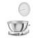 Кухонные весы SMEG KSF01WHWW Кухонные весы SMEG, аналоговый/цифровой дисплей, выбор единицы измерения, максимальный вес 5 кг, шаг 1 г, цвет белый