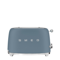 Тостер SMEG TSF01SBMEU Тостер SMEG, Стиль 50-х г.г, 2 ломтика, корпус из нержавеющей стали, 6 уровней поджаривания, синий шторм
