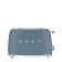 Тостер SMEG TSF01SBMEU Тостер SMEG, Стиль 50-х г.г, 2 ломтика, корпус из нержавеющей стали, 6 уровней поджаривания, синий шторм