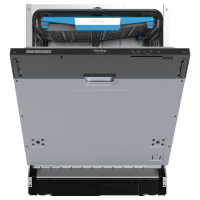 Встраиваемая посудомоечная машина KORTING/ Встраиваемая посудомоечная машина KORTING Встраиваемая посудомоечная машина KORTING, 60 см, 3 корзины, 14 комплектов, регулировка высоты Easy Lift, электронное/сенсорное управление, цифровой дисплей, 8 программ, 