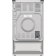 Комбинированная плита Gorenje GK5A12WG  полезный объем 68 л, очистка паром AquaClean, сводчатая форма духовки, механическое управление, электроподжиг, цвет белый