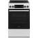 Электрическая плита Midea MFO-D4E20T9E(WH)  отдельностоящая, электрическая варочная панель, 4 конфорки, цифровой таймер (24 ч), объем дух. шкафа 59 л, 9 режимов нагрева, цвет белый