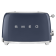 Тостер SMEG Тостер SMEG, Стиль 50-х г.г, 2 ломтика, корпус из нержавеющей стали, 6 уровней поджаривания, подогрев, размораживание, цвет  темно-синий