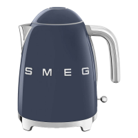 Чайник SMEG Чайник SMEG, Стиль 50-х г., чайник электрический, 1.7 л , 2400 Вт, корпус из нержавеющей стали, цвет темно-синий