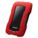 Внешний жесткий диск Portable HDD 1TB ADATA HD330 (Red), Silicone, USB 3.2 Gen1, 133x89x16mm, 190g /3 года/ [AHD330-1TU31-CRD]