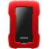Внешний жесткий диск Portable HDD 1TB ADATA HD330 (Red), Silicone, USB 3.2 Gen1, 133x89x16mm, 190g /3 года/ [AHD330-1TU31-CRD]