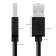 Кабель Greenconnect 1.8m USB 2.0, AM/AM, черный, 28/28 AWG, экран, армированный, морозостойкий, GCR-UM2M-BB2S-1.8m [GCR-UM2M-BB2S-1.8m]
