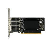Сетевая карта/NVIDIA ConnectX-7 HHHL Adapter Card, 25/50GbE, Quad-Port SFP56, PCIe 4.0 x16, Crypto Disabled, Secure Boot Enabled, Tall Bracket