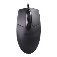 Мышь A4Tech OP-720 проводная оптическая, черный, 3 кнопки, 1200dpi, USB