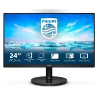 Монитор PHILIPS LCD 23.8'' 241V8L (00/01) 1920х1080(FHD), VA, nonGLARE, 16:9, 178° /178°, 75Hz, 4 ms (GTG)  250 cd/m2, 3000:1, 16.7M, Tilit, 1x VGA (D-SUB), 1xHDMI, sRGB, VESA 100x100, Black