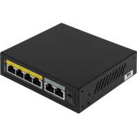 Коммутатор Netis P106C (L2) 6x100Мбит/с 4PoE+ 60W неуправляемый