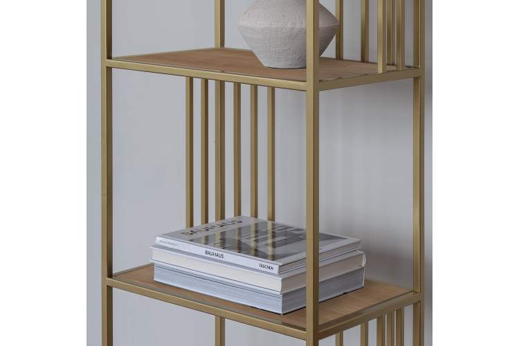 Стеллаж SOHO MINI, металлический каркас, полки ЛДСП-2