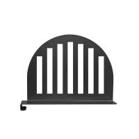 Разделитель держатель для книг ARNETTA, черный