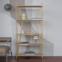 Стеллаж OSLO MINI, металлический каркас, полки ЛДСП