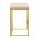 Стул полубарный SOHO, золотой, экокожа Light Beige