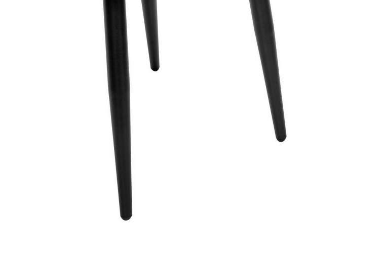 Стул с подлокотниками Leset Вайд, каркас Черный, велюр Синий-6