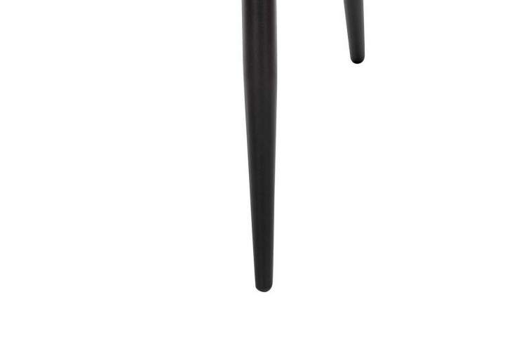 Стул с подлокотниками Leset Слим, каркас Черный, велюр Горчица-6