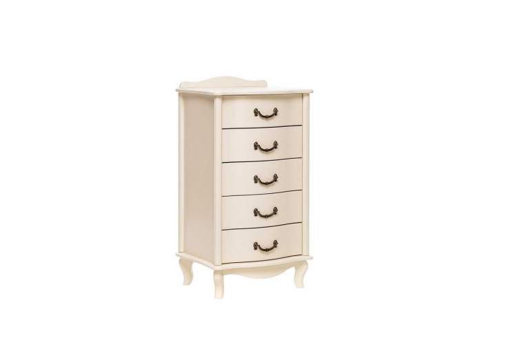 Комод Leset  Джульетта  узкий (5 ящ.)-1