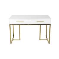 Стол-консоль Армада F-1543, 120х60х78 см, белый, золото