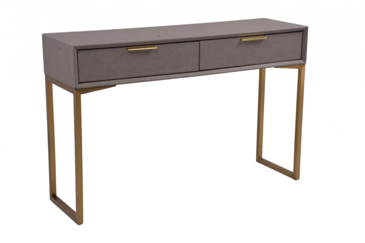 Стол-консоль Логан с 2-мя ящиками MC9001-120GR, 120х35х78 см, светло-серый-7