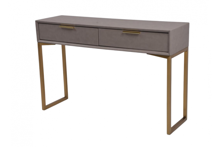 Стол-консоль Логан с 2-мя ящиками MC9001-120GR, 120х35х78 см, светло-серый-6